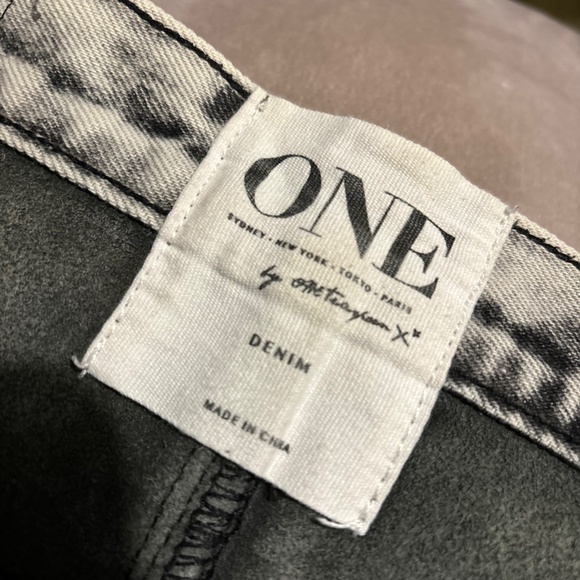 One Teaspoon Jean Shorts Bandits size 30 button fly low rise relaxed fit - Picture 8 of 12